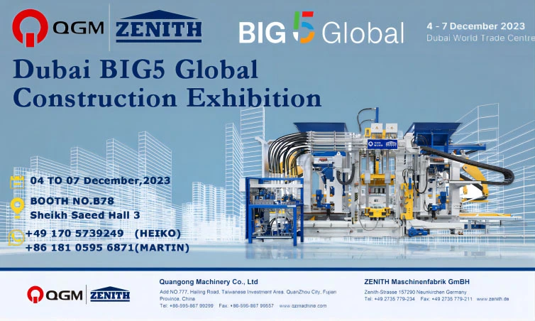 QGM-ZENITH | Big 5 Global | 4 – 7 ဒီဇင်ဘာ 2023 | Dubai World Trade Center