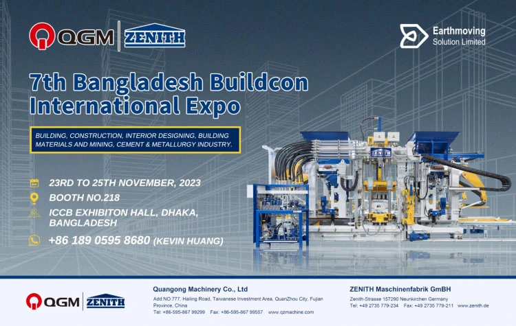 ဘင်္ဂလားဒေ့ရှ် 2023 Buildcon တွင် QGM-ZENITH နှင့် တွေ့ဆုံပါ။